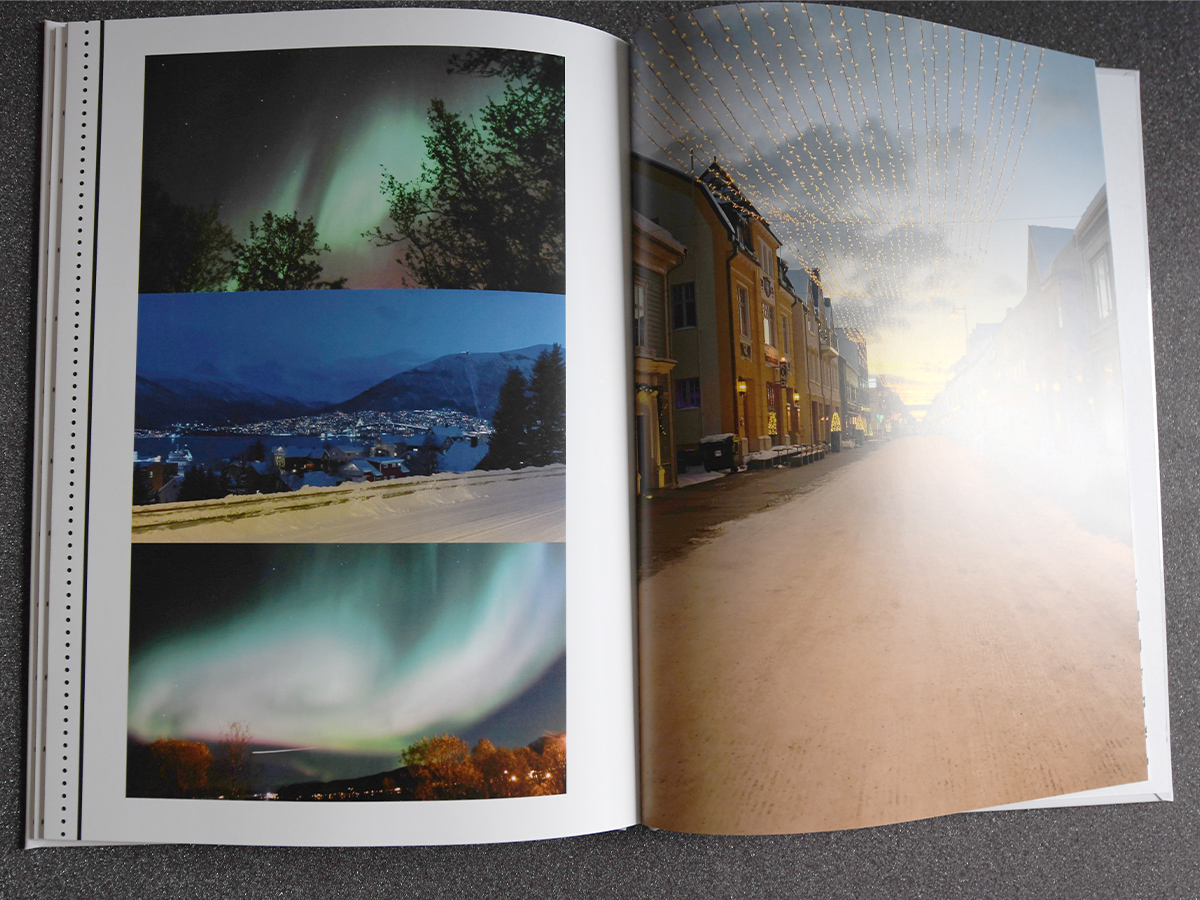 Die matten Seiten des Fotobuchs reflektieren wenig Licht, was die Foto-Betrachtung angenehmer macht.